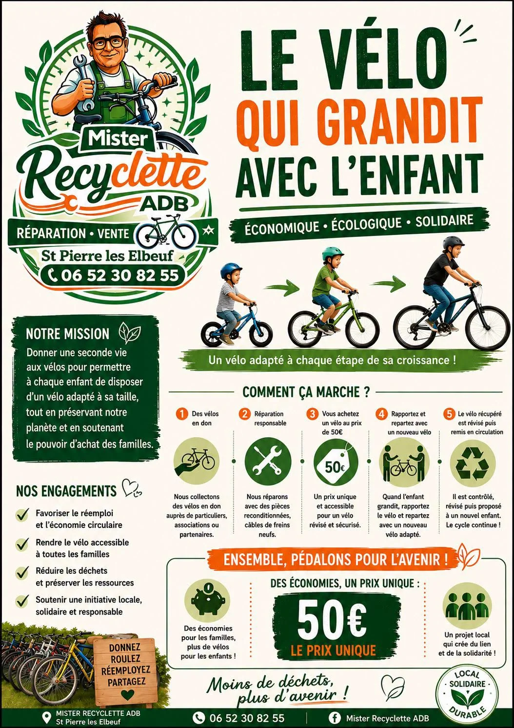 Le vélo qui grandit avec l'enfant : fonctionnement et tarif